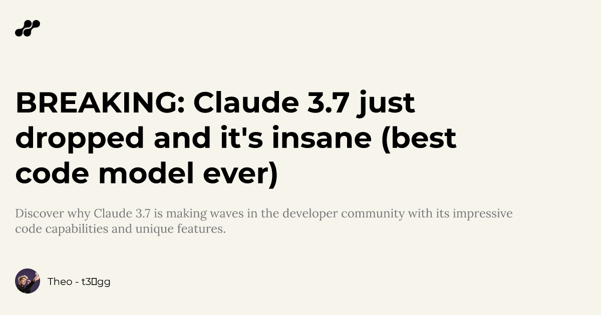 BREAKING: Claude 3.7 just dropped and it's insane (best code model ever ...
